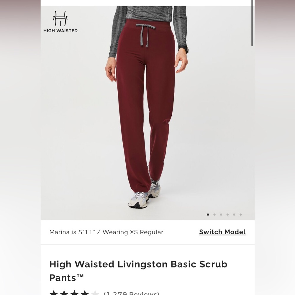 NWT figs high waist Livingston pant